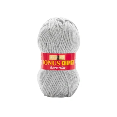Image of Hayfield Bonus Chunky, Light Grey Mix (814), 100g by Sirdar