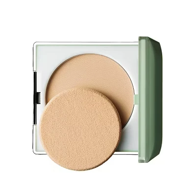 Image of Clinique Stay Matte Sheer Pressed Powder 04 Honey M Dry Combination To Oily For Women 0.27 oz Brown
