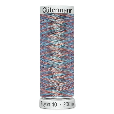 Image of Gutermann No 40 Sulky Rayon Embroidery Thread 2206 200 Metres Each
