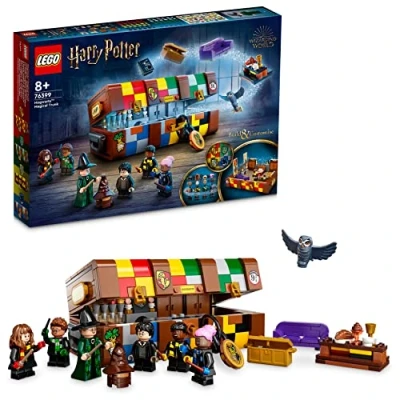 Image of LEGO Harry Potter Hogwarts Magical Trunk 76399 Building Kit; Cool, Collectible Toy Featuring Popular Character Minifigures from the Movies; Great Gift for Kids Aged 8+ (603 Pieces)