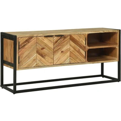 Image of vidaXL TV Cabinet 110x30x50 cm Solid Wood Acacia