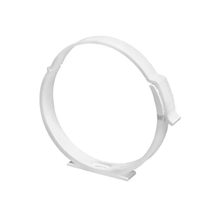 Image of Awenta Pipe Clamp Holder for 125mm Ventilation Pipe, White, Building Tools