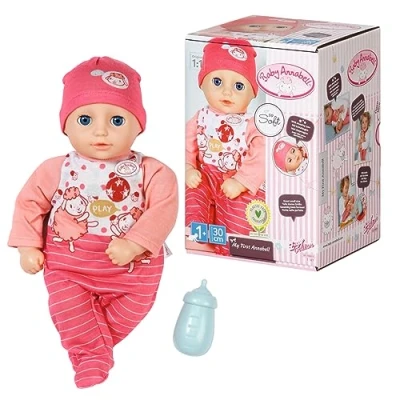 Image of Baby Annabell 704073 My First 30cm For Toddlers 1 Year &amp; Up Promotes Empathy Social Skills Includes Doll Romper