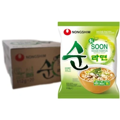 Image of Soon Veggie 112g Instant Noodles By Nongshim