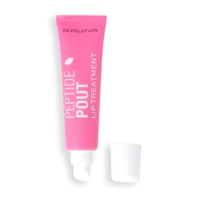 Image of Revolution Skincare, Peptide Pout Plumping Lip Balm, &amp; Nourishing Formula for Fuller Looking Lips, 15ml