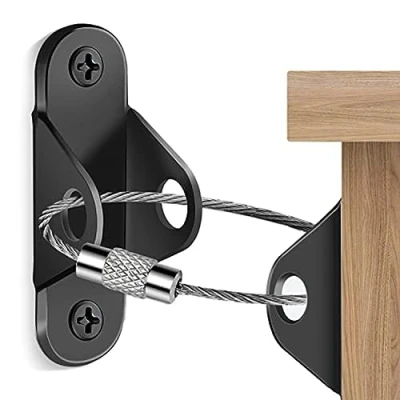 Image of Spactz 10 x Furniture Anchor for Dresser Wall Security Fixing