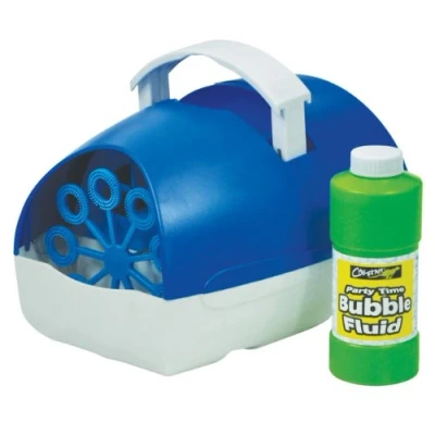 Image of Battery Operated Bubble Machine in Blue