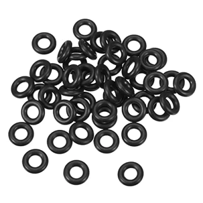 Image of Othmro 30pcs Rubber O Rings, Nitrile Washers Rings 7mm OD 4mm ID 1.5mm Width, Sealing Gasket for Taps, Plumbing