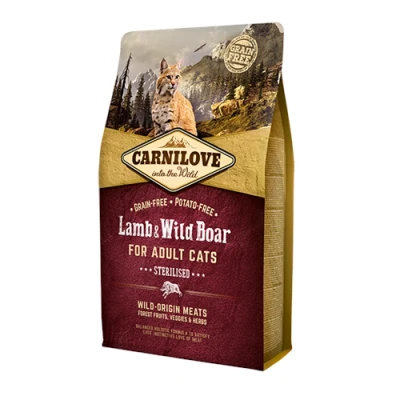 Image of Carnilove Adult Cats 2KG Lamb &amp; Wild Boar