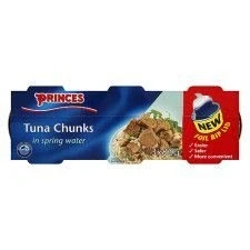 Image of Princes Tuna Chunks In Spring Water 3 X 80G