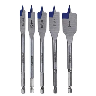 Image of IRWIN SPEEDBOR Spade Wood Drill Bit Set, 5 Piece (88885)