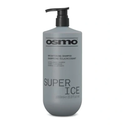 Image of OSMO Super Ice Shampoo Black Pigment For Brightening Blonde Hair Bleached &amp; Natural Vegan. 1000ml