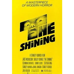 Image of &quot;THE SHINING&quot; Jack Nicholson Classic Horror Movie Poster Size : Super A2