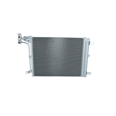 Image of 68314789AA, 68314789AB, 68314789AC Condenser NRF 350633 with dryer, seal ring 11,8mm 8,7mm 492mm