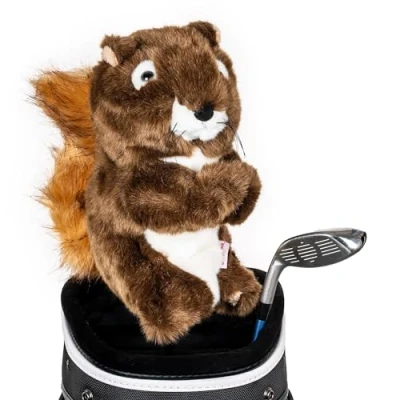 Image of Daphne&#039;s Novely Headcover Squirrel,Brown White,460cc