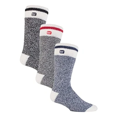 Image of HEAT HOLDERS 3 Pair Pack Multipack Mens Insulated Thermal Socks for Winter 6 11