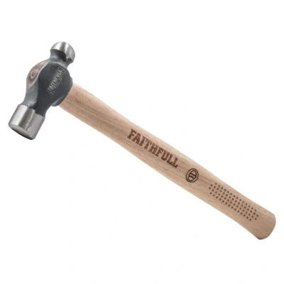 Image of Faithfull Ball Pein Hammer FSC Hickory 227g (1/2lb)