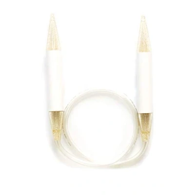 Image of Addi Plastic Circular Needles, Champagne 80cm 20mm