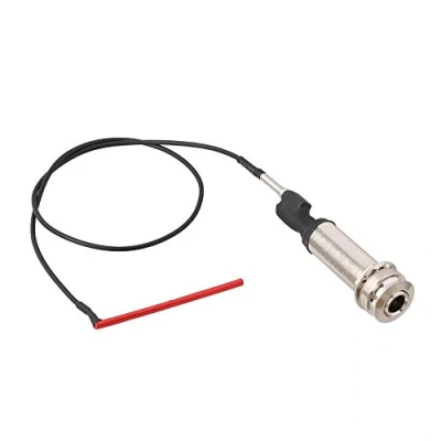 Image of LYWS 1/4&quot; Mono End Pin Jack With Piezo Pickup Under Saddle Passive For Ukulele