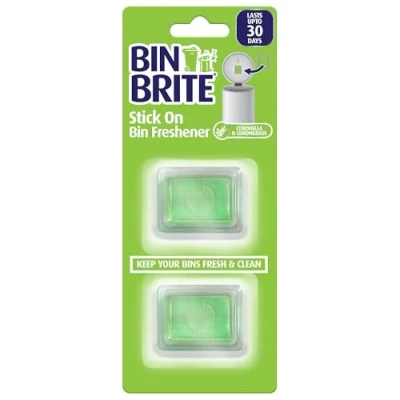 Image of Bin Brite Stick on Freshener Citronella &amp; Lemongrass 2 x 5g