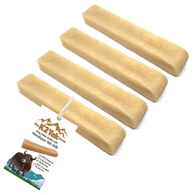 Image of the K2 Yak chew Dog Treats 100% Natural and Long Lasting (Medium x 4 (four))