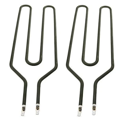Image of First4Spares Replacement 2 Spade Connector Heater Element Twin Pack for Unidare Storage Heaters 850w