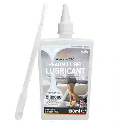Image of Viscos 350 Premium Treadmill Lubricant Pure Silicone Oil 15cm Long Applicator Inc Made in UK 100ml
