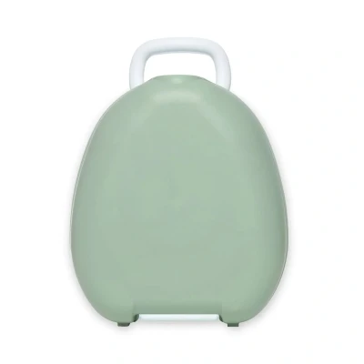 Image of My Carry Potty Green Pastel Travel Potty, Award Winning Portable Toddler Toilet Seat for Kids to Take Everywhere
