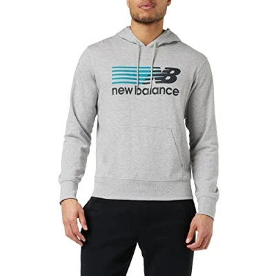 Image of New Balance NB Classic Hoodie, Men, Athletic Grey, M