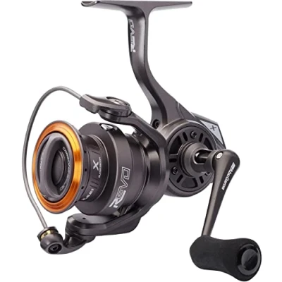 Image of Abu Garcia Spinning Reel, Revo X Reels, Predator Fishing, Fresh water Angler, Perch, Pike, Zander, Grey, 6.2:1 Gear Ratio, Robust &amp; Lightweight, 7+1 Bearing Count, 2500