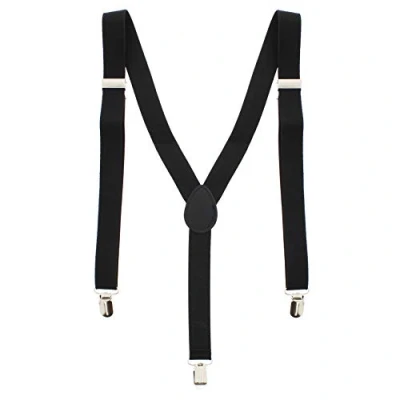 Image of Zac&#039;s Alter Ego Men/Ladies Adjustable 25mm Width Plain Braces/Suspenders