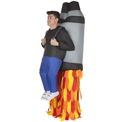 Image of Morph Jetpack Inflatable Costume, Rocket Costume for Adult, Blow Up Jet Pack, Costumes Adult Funny