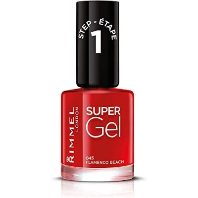 Image of Rimmel London Super gel Nail Polish Beach Ready Collection, 045 Flamenco