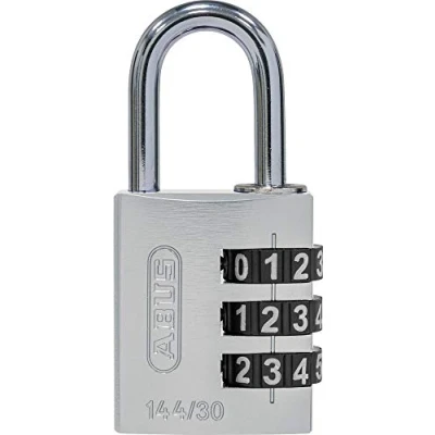 Image of ABUS 144/30 combination lock with large numbers., 80798