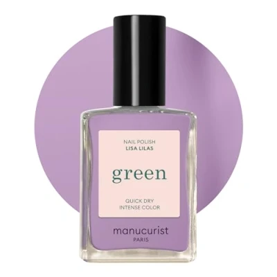 Image of Manucurist Green Nail Polish Lisa Lilas 15ml