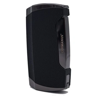 Image of GERMANUS Jetflame Torch Cigar Lighter with 2 Flames in Black