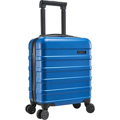 Image of Cabin Max Anode Carry on Suitcase 45x36x20cm Lightweight Hand Luggage Suitable for Easyjet Under Seat (Aegean Blue)