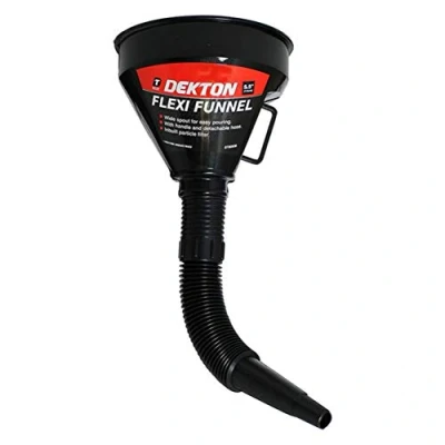 Image of DEKTON DT85938 Flexi Funnel with Handle &amp; Inbuilt Particle Filter