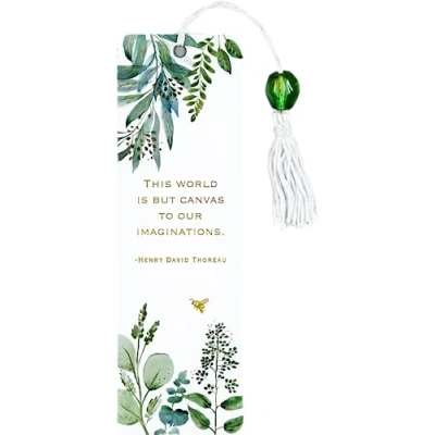Image of Eucalyptus Beaded Bookmark