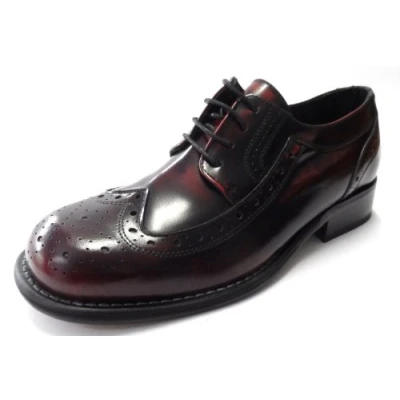 Image of Ikon Men`s Retro Krombie Brogue`s Shoe`s (7, oxblood)