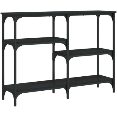 Image of vidaXL Console Table Black 102x29x75 cm Engineered Wood