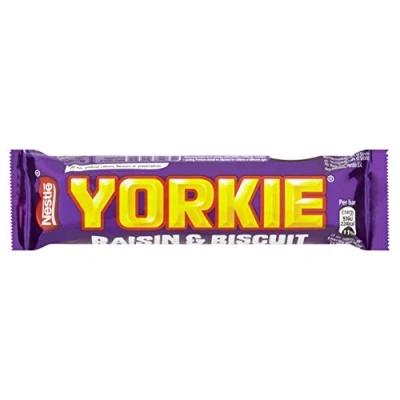 Image of Nestle Yorkie Raisin and Biscuit Chocolate Bar 44g (24 Pack) 12360869