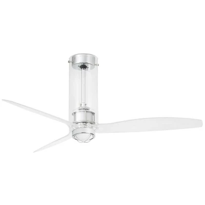 Image of Tube LED Transparent Ceiling Fan with DC Motor, 3000K