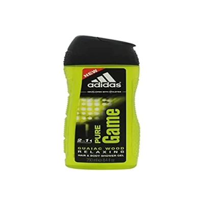 Image of Adidas Sport Sensation Pure Game 3in1 Body, Hair and Face Shower Gel for Men, 250ml