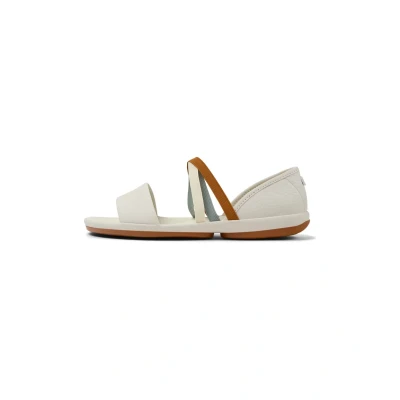 Image of Camper Right NINA Twins Sandals, Women&#039;s, Size: 8, Weiß natural Leather