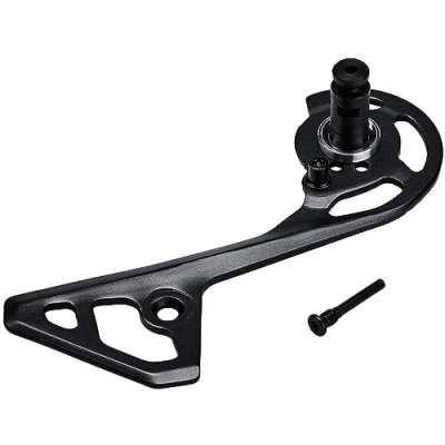 Image of Shimano RD R8050 outer plate and fixing bolt