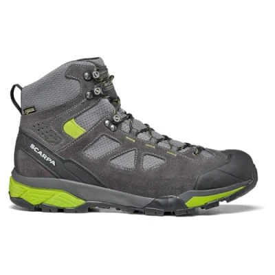 Image of Scarpa Men&#039;s ZG LITE GTX High Rise Hiking Boots, Dark Gray Spring Gore tex TRM Salix Trek, 10 UK