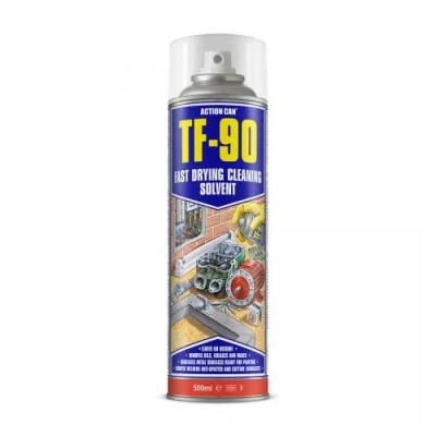 Image of Action Can 1848 Model TF 90 Fast Drying Cleaning Solvent and Degreaser, 500 mL Aerosol