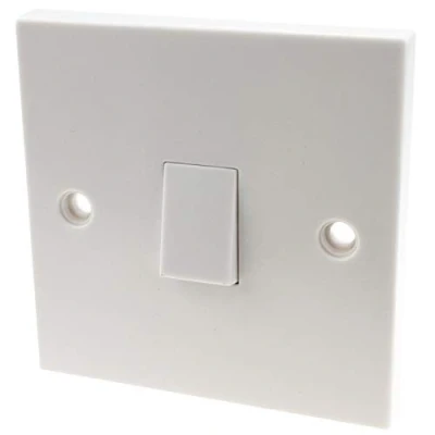 Image of kenable Electrical UK Domestic Household Light 1 Way Single Switch White [Single Way]