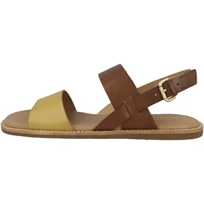 Image of Clarks Women&#039;s Karsea Strap Sandal, Tan Combi, 2.5 UK